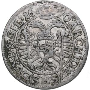 Austria 3 Kreuzer 1670 -  Leopold I ... 