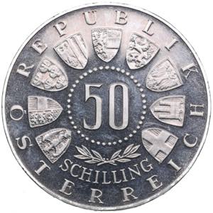 Austria 50 Schilling 1964 - IX Winter ... 
