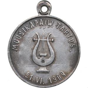 Estonia, Russia medal 1909 - Music day in ... 