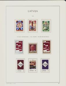 Latvia stamp collection ... 