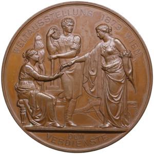 Austria Medal 1873 - Vienna World Exhibition ... 