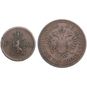 Austria 3 Kreuzer 1851 & ... 
