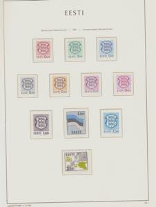 Estonia stamp collection ... 