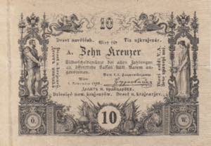 Austria 10 Kreutzer 1860 ... 
