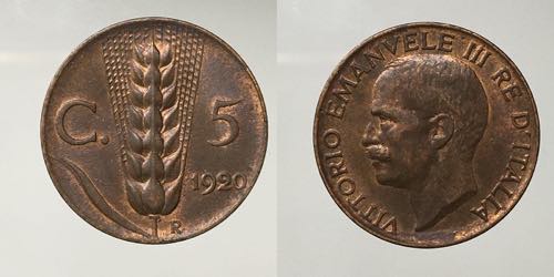 Vittorio Emanuele III 5 centesimi ... 