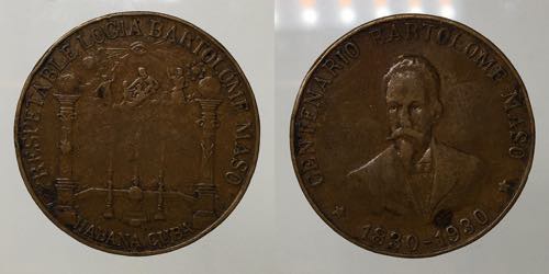 Cuba. Token/medal 1930. Loggia ... 