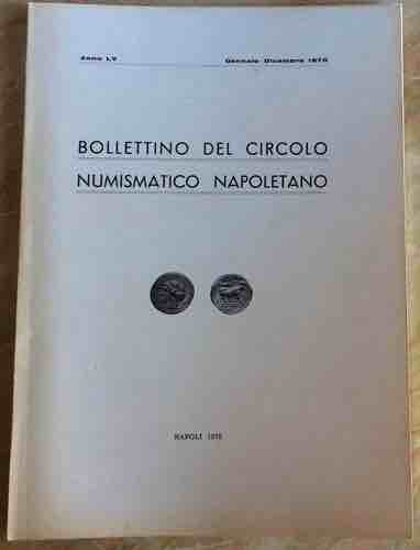BOLLETTINO DEL CIRCOLO NUMISMATICO ... 
