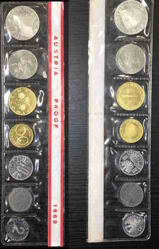 Austria. Austrian Mint Set 9 coins ... 