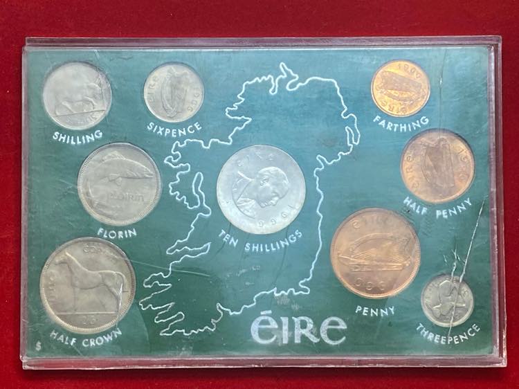 ESTERE. IRLANDA. Serie di 9 monete ... 