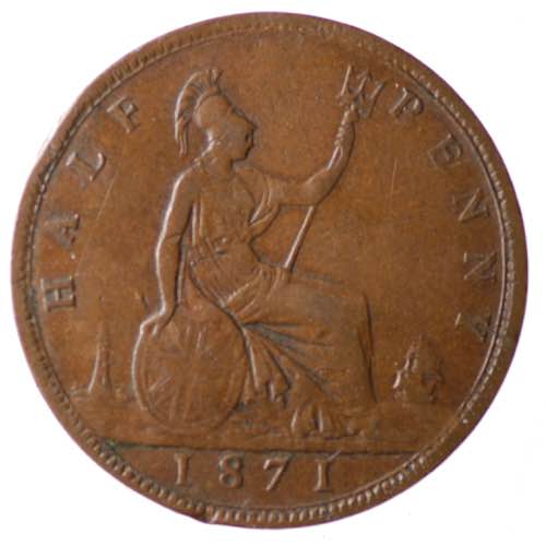Great britain. Victoria half penny ... 