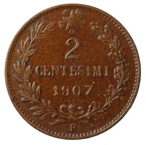 Vittorio Emanuele III. 2 centesimi ... 