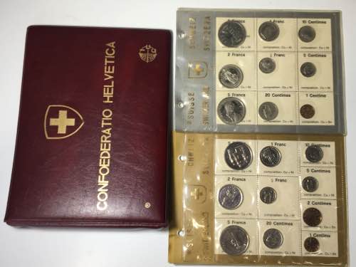Switzerland. Set coins 1974 e 1975 ... 