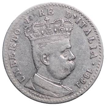 Umberto I. Eritrea. Roma. 1 lira ... 