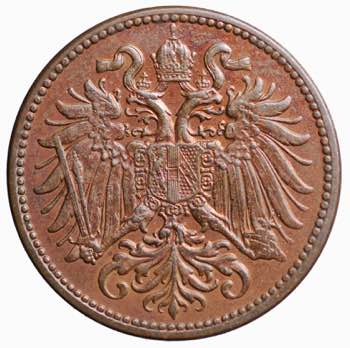 Austria. 2 Heller 1911. SPL