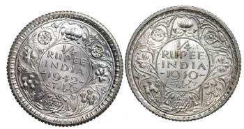 India Britannica. lotto 2 monete ... 