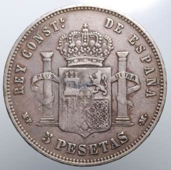 Spagna. Alfonso XIII. 5 pesetas ... 
