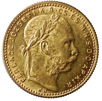 Ungheria. Franz Joseph 8 Forint/20 ... 
