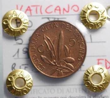 Vaticano. Pio XI. 5 centesimi ... 