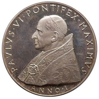 Papali. Paolo VI. Medaglia annuale ... 