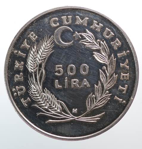 TURCHIA - 500 lira 1984 FAO CuNi. ... 