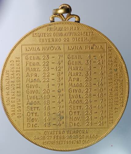Medaglia Calendario 1915. AE ... 