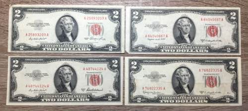 STATI UNITI. 2 Dollars serie 1953. ... 