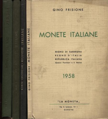 FRISIONE G. - Lotto di 4 vol. 1958 ... 