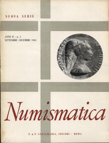 A.A.V.V. - Numismatica N 3. Roma, ... 