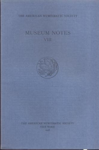 A.N.S. - Museum Notes  VIII. New ... 