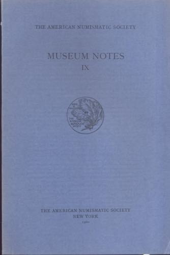 A.N.S. - Museum Notes  IX. New ... 