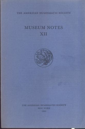A.N.S. - Museum Notes  XII. New ... 