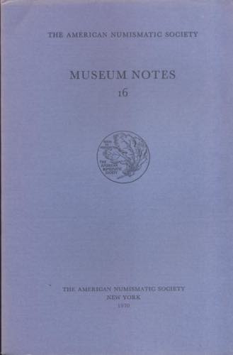 A.N.S. - Museum Notes 16. New ... 