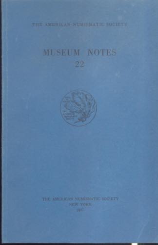 A.N.S. - Museum Notes 22. New ... 