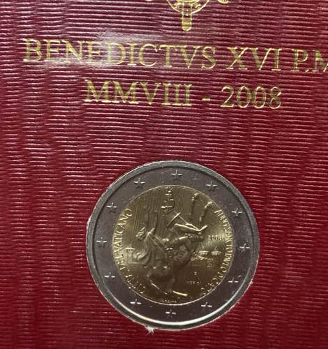 Vaticano. Benedetto XVI. 2 euro ... 