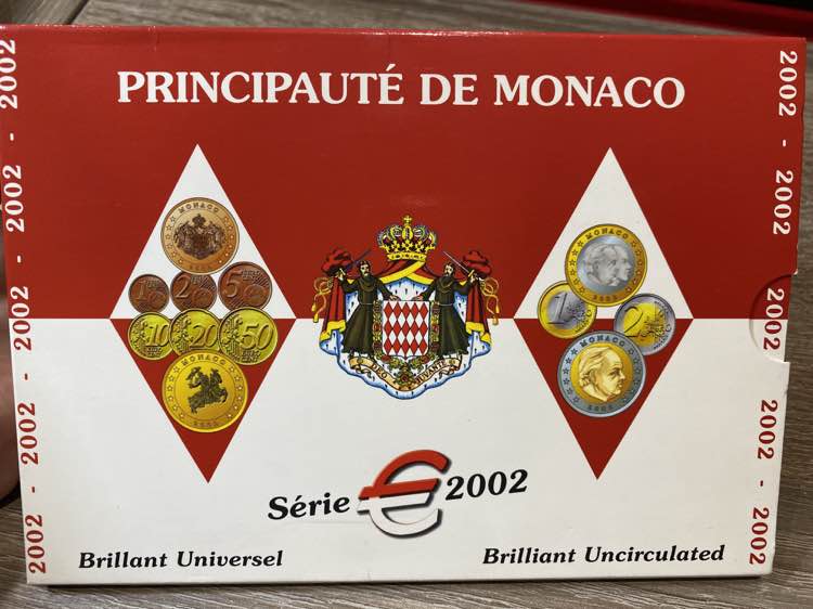 MONACO. EURO divisionale 2002. FDC