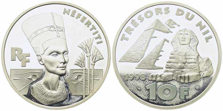 FRANCIA. 10 Francs 1998 Tresors ... 
