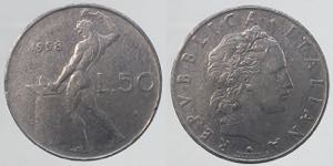 50 lire 1958 MB-BB