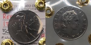 50 lire 1958. perizia Angiolillo BB