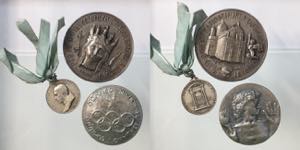 Lotto di 3 medaglie varie. Catania, Pio XII, ... 