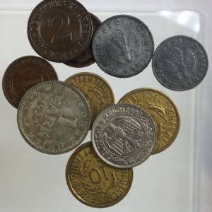Germany. Lotto di monete repubbica di Weimar ... 