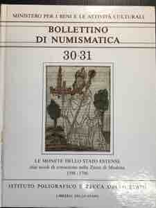 AA. VV. - Bollettino di Numismatica n. 30-31 ... 