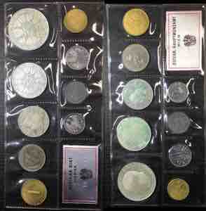 Austria. Set 9 coins 1969 Proof 