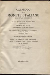 DURA  RAFFAELE - Roma, 6- Dicembre-1880. ... 