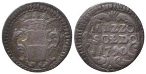 LUCCA. REPUBBLICA (1369-1799). Mezzo soldo ... 