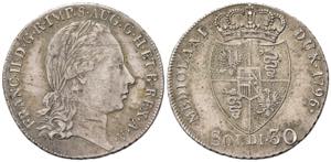 MILANO. Francesco II (1792-1800). 30 soldi ... 