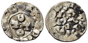 PAVIA. Ottone III (983-1002). Denaro Ag ... 