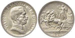 Vittorio Emanuele III (1900-1943). 1 lira ... 