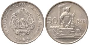 ROMANIA. Repubblica Popolare. 50 Bani 1955. ... 