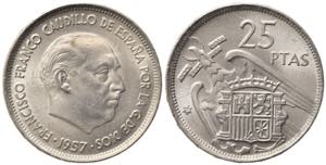SPAGNA. Francisco Franco (1939-1975). 25 ... 