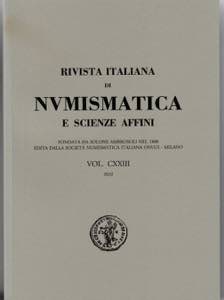 AA.VV. Rivista Italiana di Numismatica ... 